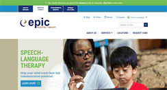 Desktop Screenshot of epicpediatrictherapy.com