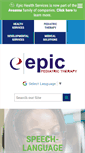 Mobile Screenshot of epicpediatrictherapy.com